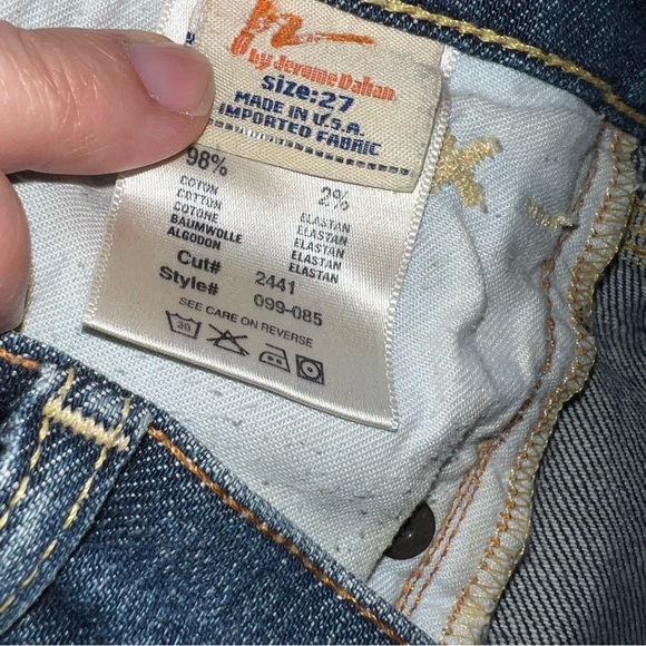 Citizens of Humanity Womens Size 27 Cut Off Denim Shorts The Rose #099 Stretch - Picture 9 of 10